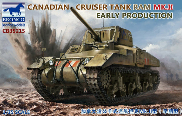 BRONCO CB35215 1/35 Canadian Cruiser Tank RAM MK.II Early Production