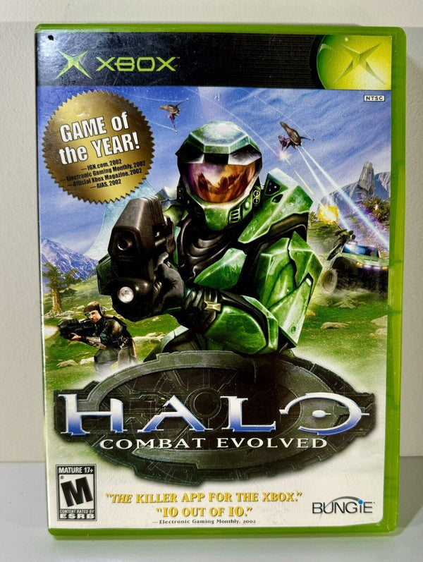 USED******  Halo Combat Evolved Microsoft Xbox 2001 Game Of The Year