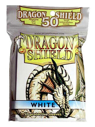 DRAGON SHIELD Standard Card Protectors 50 Pack White