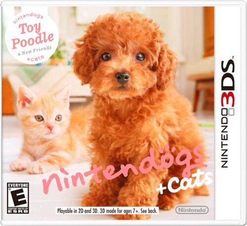 USED*****  NINTENDOGS + CATS: TOY POODLE AND NEW FRIENDS - NINTENDO 3DS STANDARD EDITION