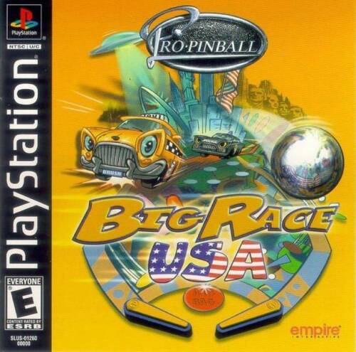 USED*****   Pro Pinball Big Race Usa - PS1   Playstation Game