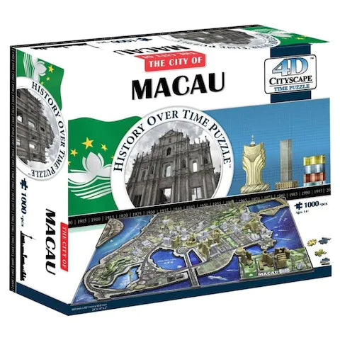 4D Cityscape: Macau, China (1023 Pieces) Portuguese China