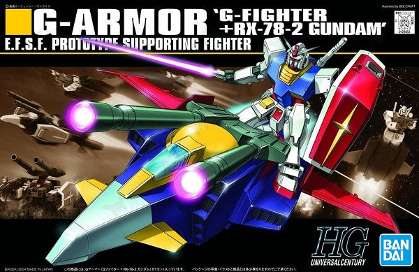 Bandai HGUC Mobile Suit Gundam G-ARMOR 1/144 Scale Plastic Model Kit