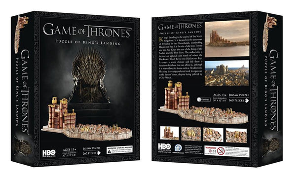 3D Puzzle: Game of Thrones: Kings  Landing (260 Pieces)
