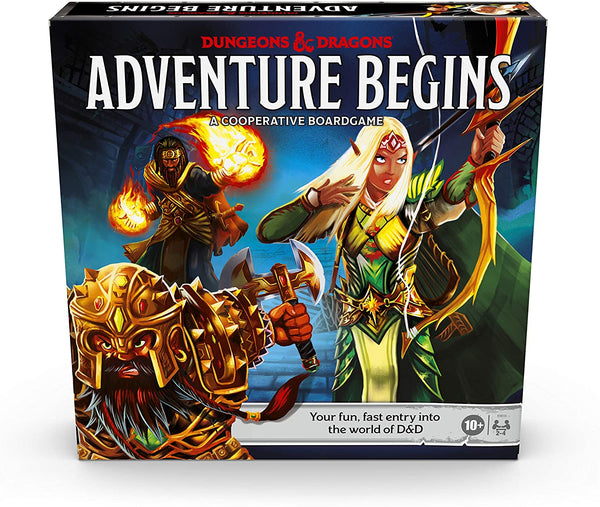 Dungeons & Dragons Adventure Begins, Cooperative Fantasy Board Game, Fast Entry to The World of D&D
