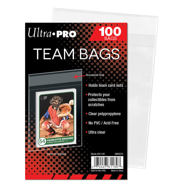 Resealable Bag - Ultra Pro - 100/pk - Team Bags