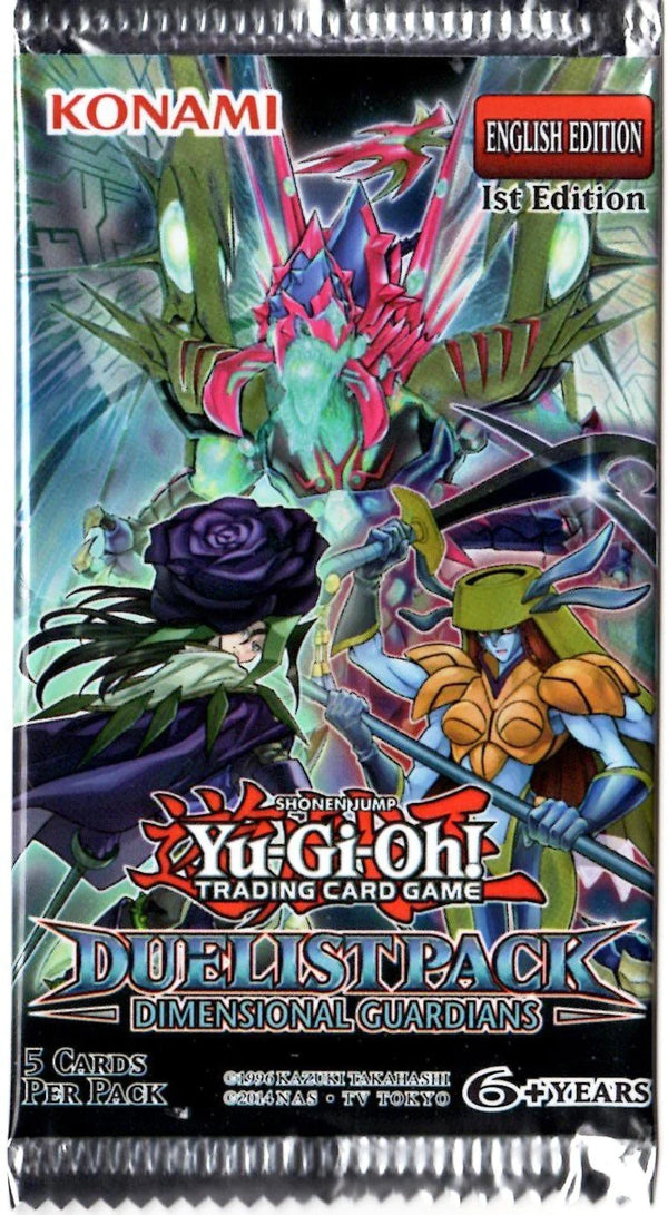 Yu Gi Oh! Duelist Pack Dimensional Guardians Booster pack